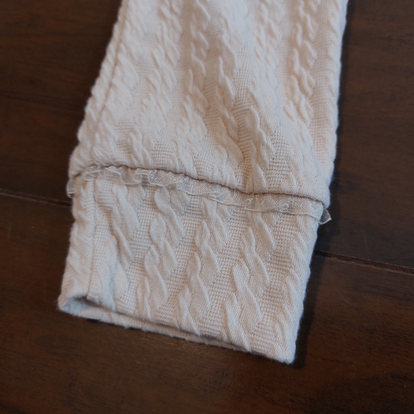 Liz Lisa Kawaii Cropped Beige Cable Knit Cardigan Size Small - Picture 4 of 11